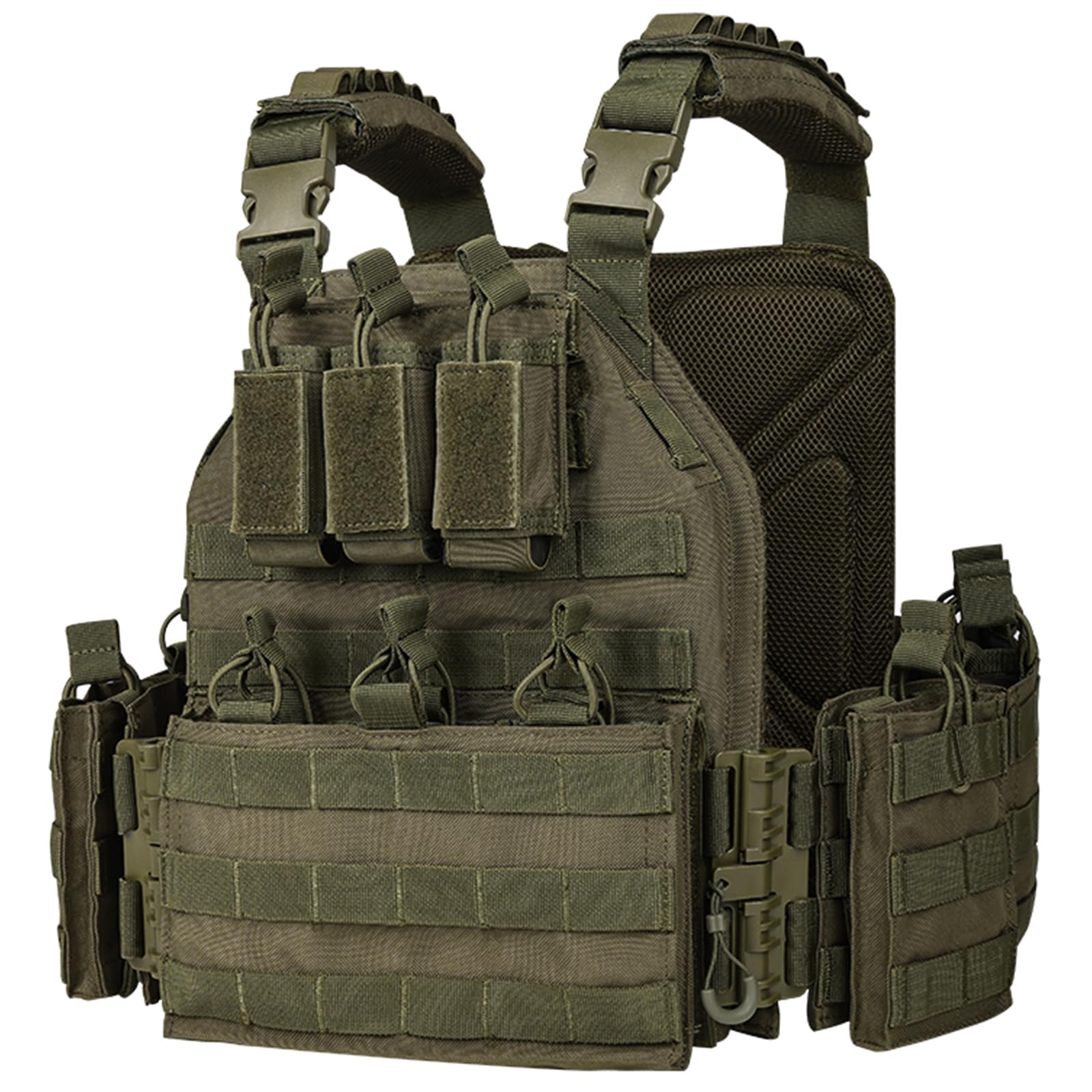 Amazon.com : Camo Tactical Outdoor Carrier Vest (Army Green